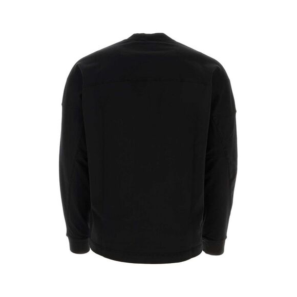 STONE ISLAND Black Stretch Cotton Sweatshirt - Picture 2 of 2